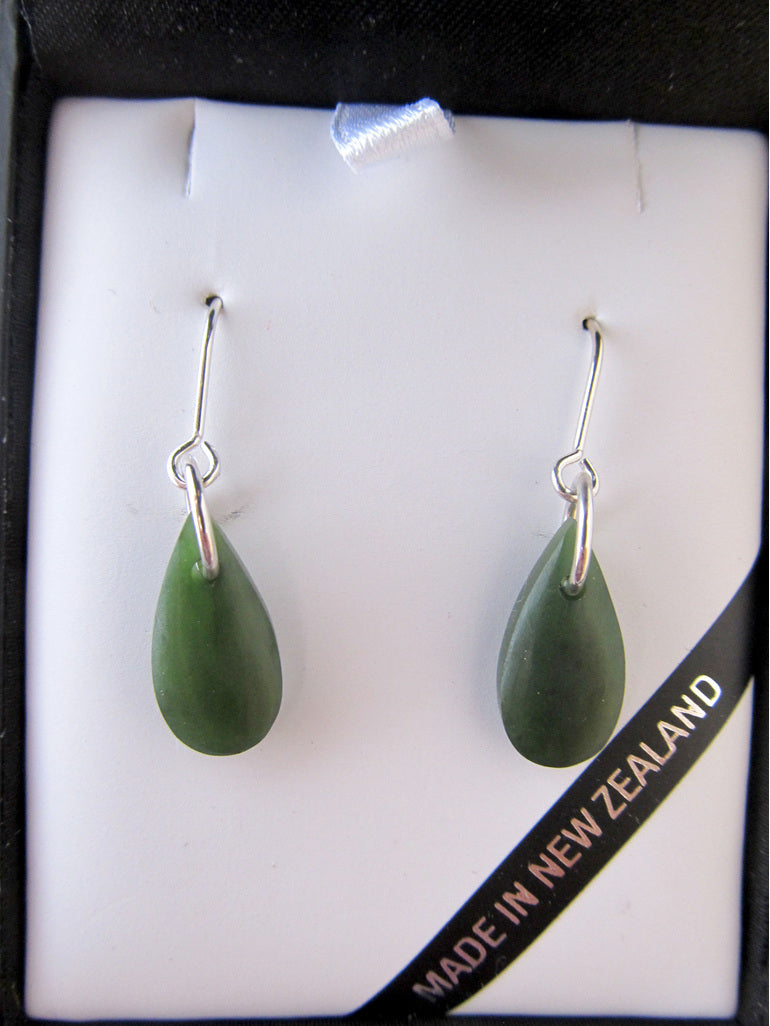 Pounamu Tear Drop Earrings