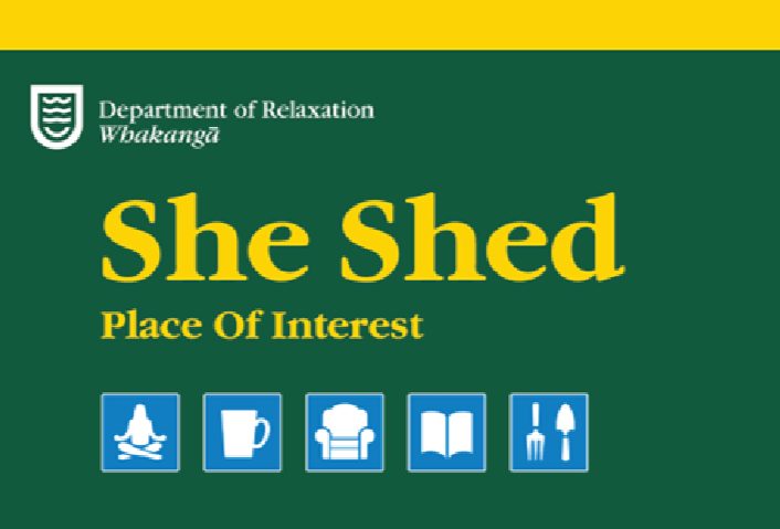 She Shed - Wooden Sign