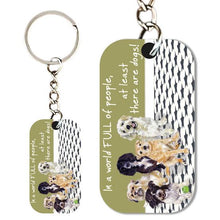 Load image into Gallery viewer, The Little Dog Laughed Keyring
