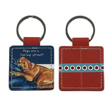 Load image into Gallery viewer, The Little Dog Laughed Keyring
