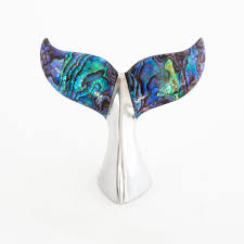 Paua Whale Tale Ornament