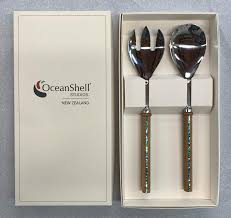 Paua and Rimu Salad Server