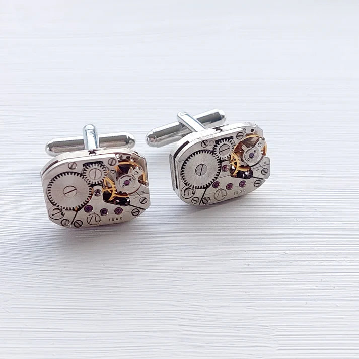SP rectangle cufflinks