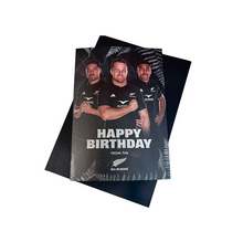 Load image into Gallery viewer, All Blacks Birthday Card
