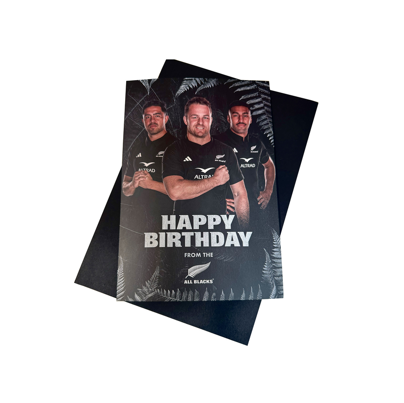 All Blacks Birthday Card