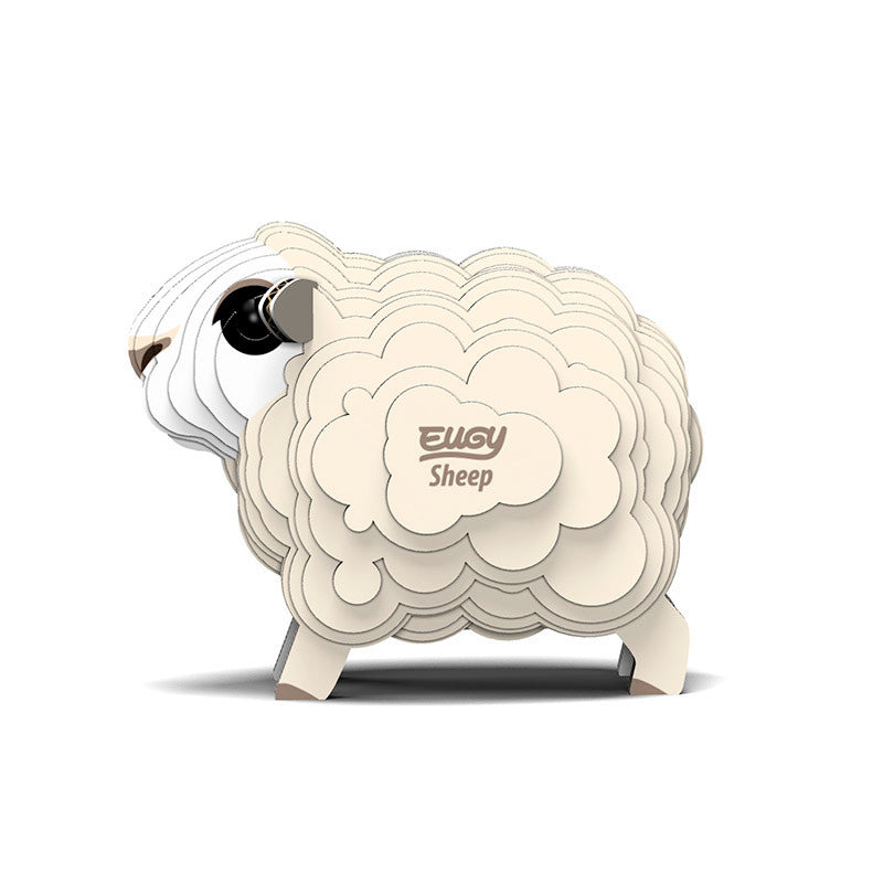 Eugy sheep 3d model kit