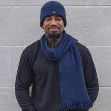 Load image into Gallery viewer, Cobalt Beanie &amp; Scarf
