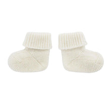 Load image into Gallery viewer, Baby Booties warm white
