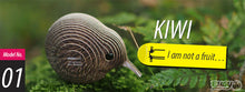 Load image into Gallery viewer, Eugy Kiwi 3d model in forest
