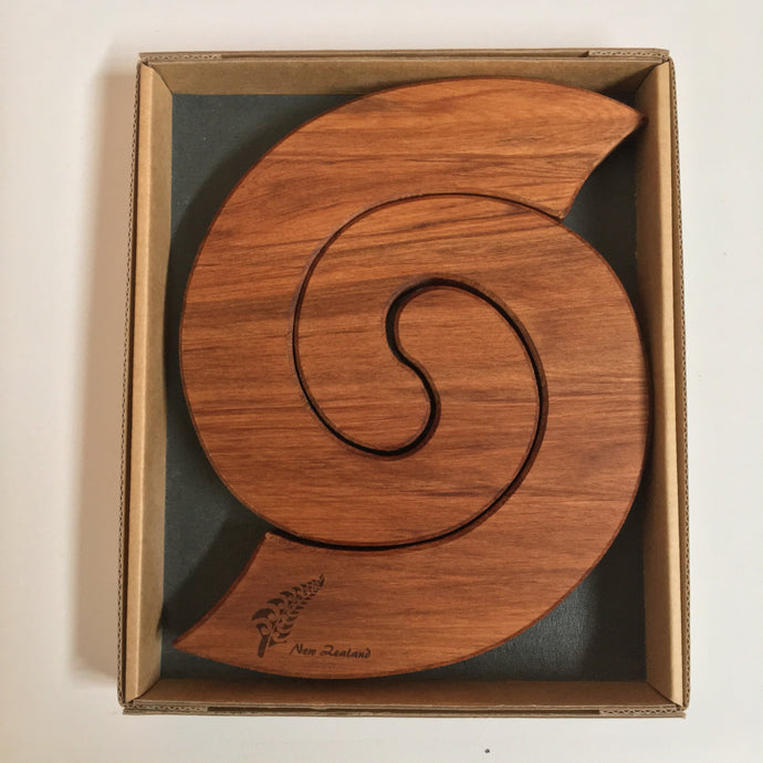 Rimu Trivet - Silver Fern motif