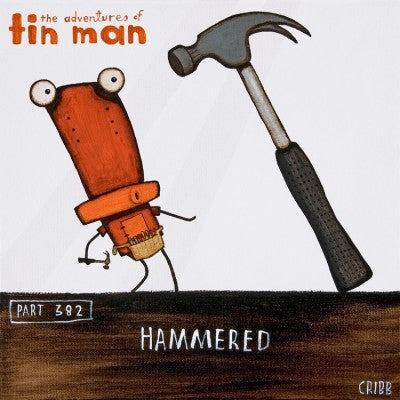 Hammered - Tin Man Print by Tony Cribb