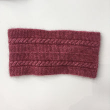 Load image into Gallery viewer, possum merino rose coloured headband
