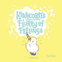 Load image into Gallery viewer, Kiwicorn&#39;s Flurry of Feelings Book by Kat Quin
