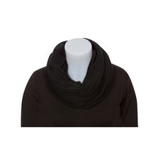 Load image into Gallery viewer, Lace Endless Scarf -  Black
