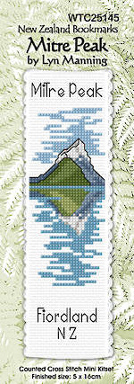 Cross Stitch Bookmark Kit -Mitre Peak