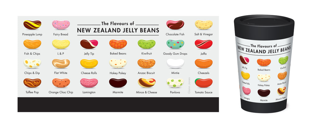 NZ Jelly Beans Coffee Cup - Glenn Jones
