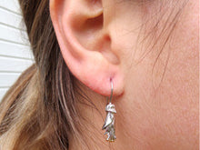 Load image into Gallery viewer, NZ Kowhai sterling silver earrings
