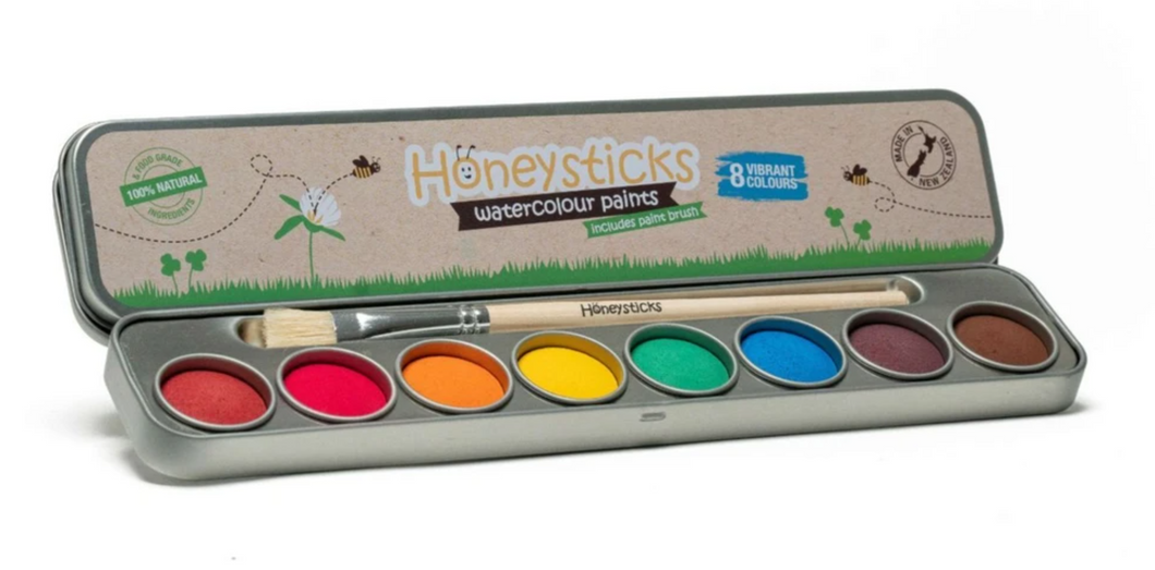 Honeysticks - Watercolour Paints & Brush