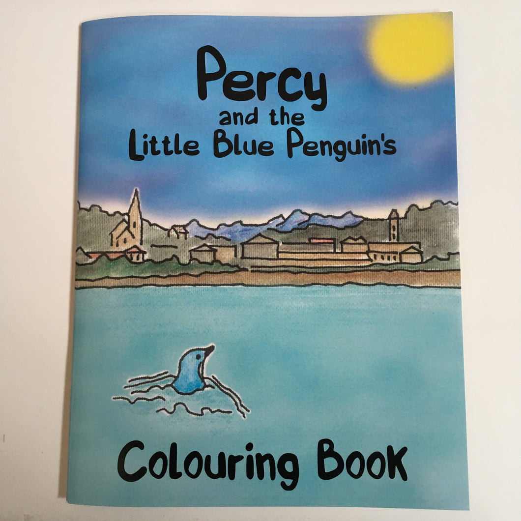Colouring Book - Percy the Little Blue Penguin