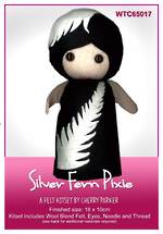 Load image into Gallery viewer, NZ Flora &amp; Fauna Felt Kits - Silver Fern Pixie
