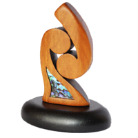 Ancient Kauri Koru Ornament