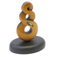Ancient Kauri Twist Ornament