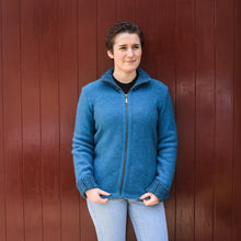 Load image into Gallery viewer, Two Tone Jacket by Koru Knitwear - available in 7 Colours
