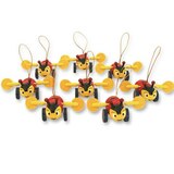 Load image into Gallery viewer, Buzzy Bee Decorations - set of eight

