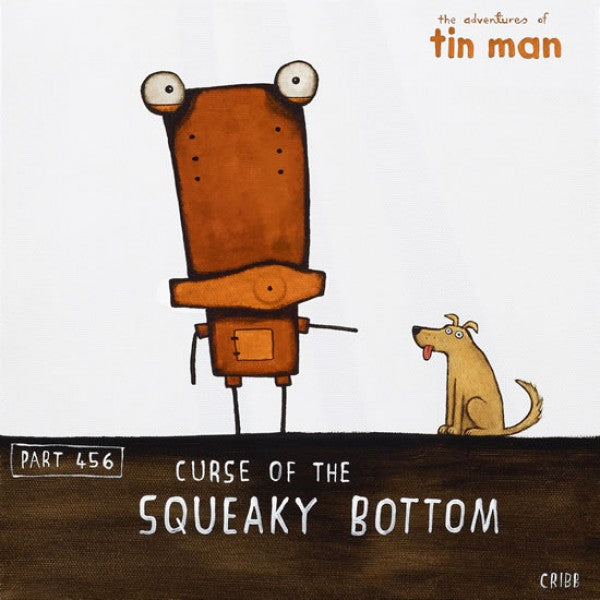 Framed Print Curse of the Squeaky Bottom by Tin Man Tony Cribb