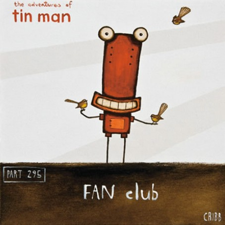 Fan Club - Tin Man Framed Print by Tony Cribb