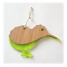 Load image into Gallery viewer, Hanging Ornament - Kiwi - Available in several colours
