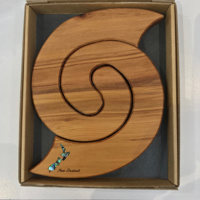 Rimu Trivet - NZ Paua motif