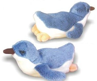 Little blue penguin toy swimming