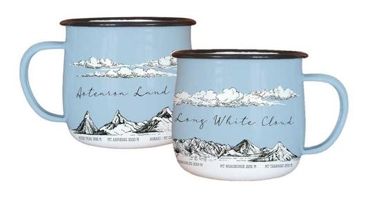 Enamel Mug  - NZ Mountains - Wolfkamp & Stone