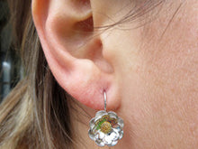 Load image into Gallery viewer, sterling silver mount cook lily earrings
